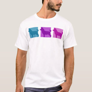 Colourful Lancashire Heeler Silhouettes T-Shirt