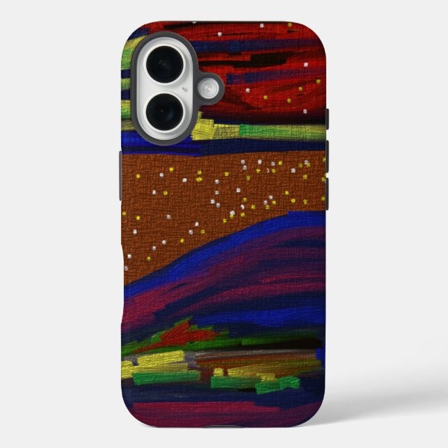  Colourful Landscape I-Phone 16 Case (Back)
