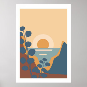  Colourful landscape poster