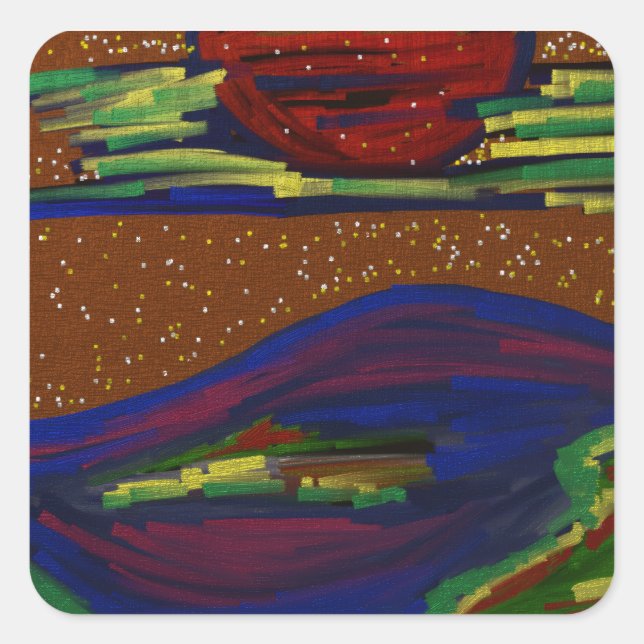 Colourful Landscape Sticker Set (Front)