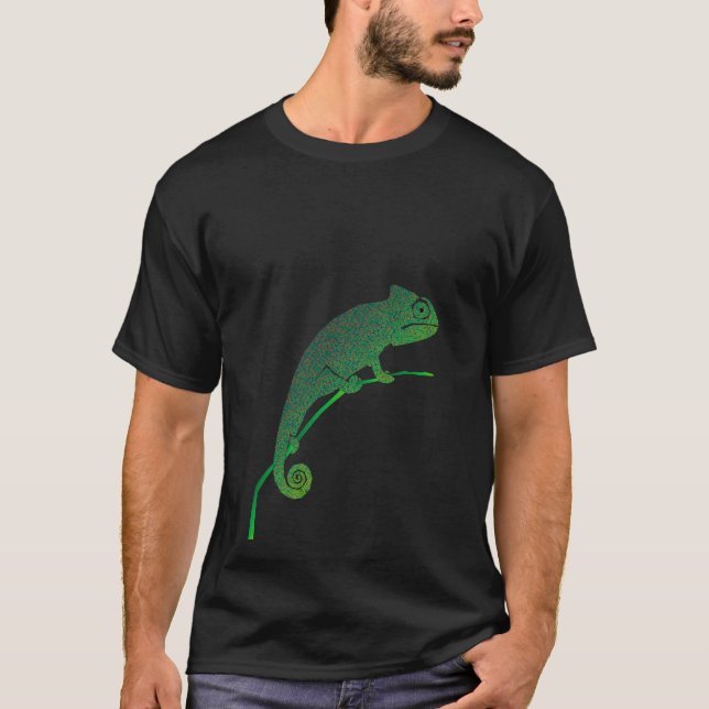 Colourful language of chameleons T-Shirt (Front)