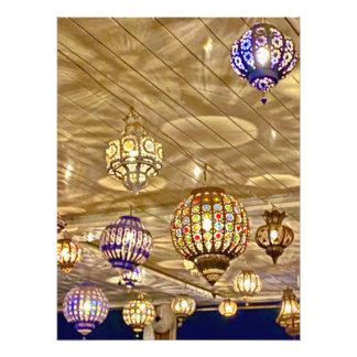 Colourful Lanterns - Marrakech, Morocco Photo Print