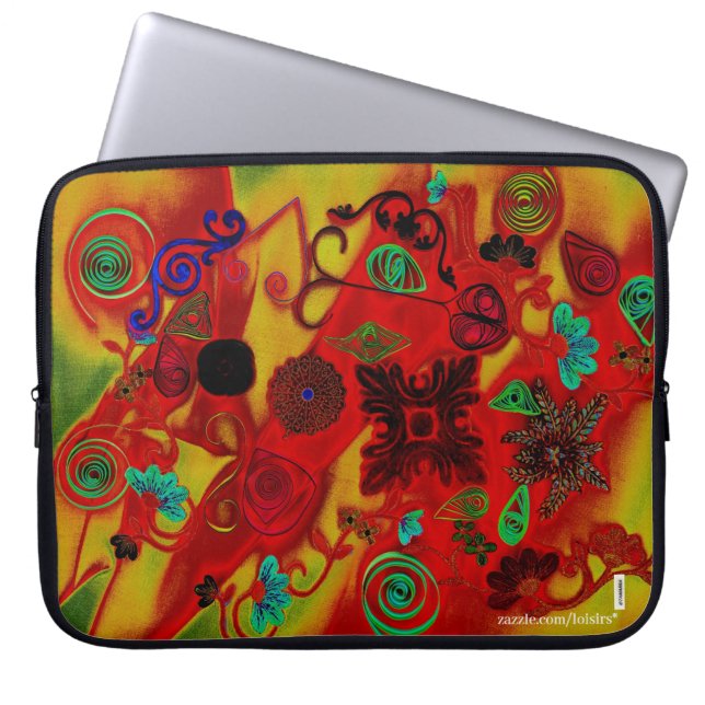 Colourful Laptop Sleeve (Front)