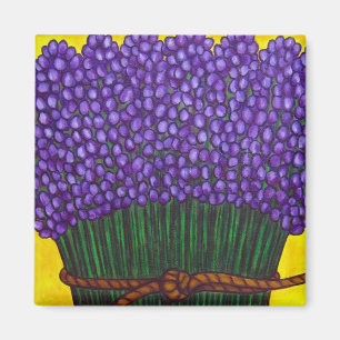 Colourful Lavender Magnet