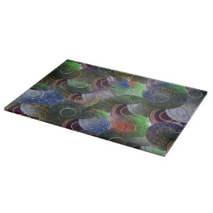 Colourful Lawn Bowls Decoupage, Cutting Board