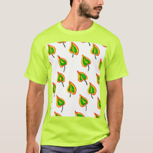 Colourful Leaf Repeat T-Shirt