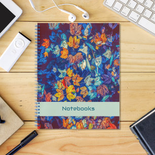 Colourful leaves autumn Notebook