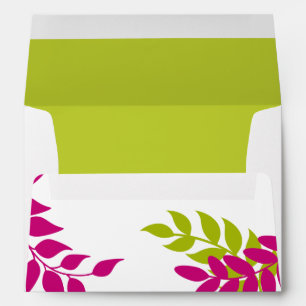 Colourful Leaves Illustration Envelopes