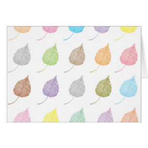 Colourful leaves pattern