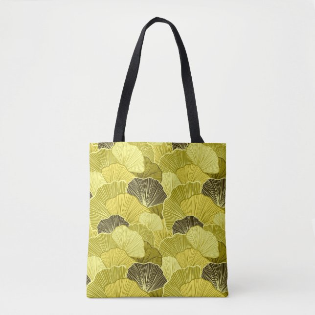 Colourful leaves: seamless olive pattern. tote bag (Front)