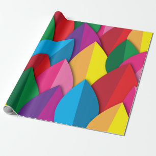 Colourful Leaves Wrapping Paper