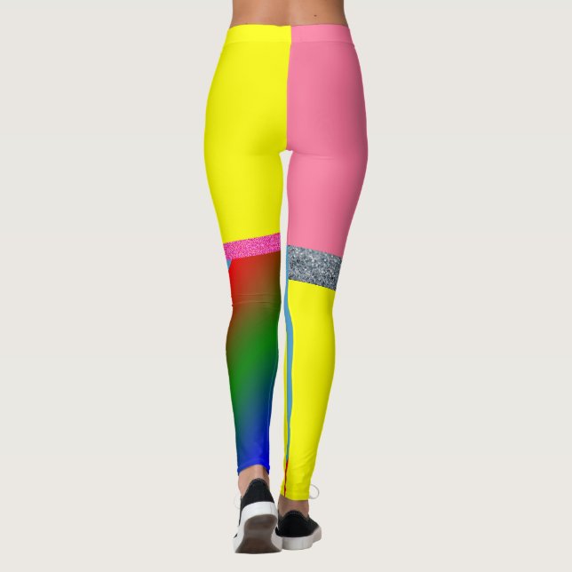 Colourful  Leggings (Back)