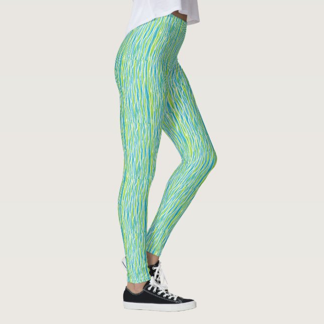 Colourful Leggings With Spandex for Tummy Control (Right)
