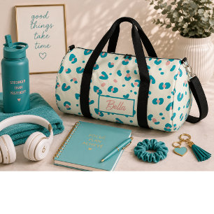Colourful Leopard Pattern Duffle Bag