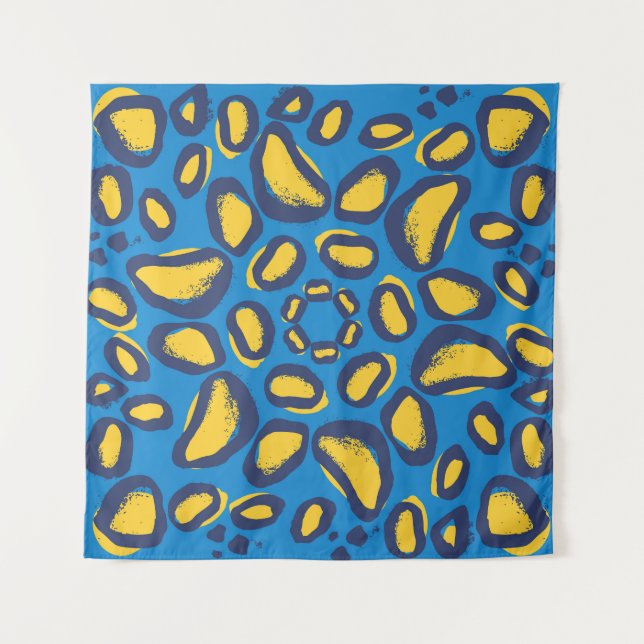 Colourful leopard print, seamless texture. tapestry (Front)