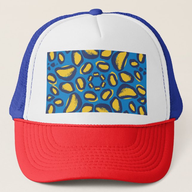 Colourful leopard print, seamless texture. trucker hat (Front)