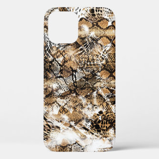 Colourful Leopard Zebra Camouflage Pattern iPhone 12 Case