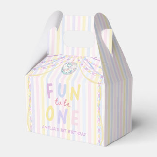 Colourful Lets Party Kids Birthday Party Favour Box