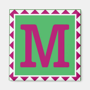 Colourful Letter 'M' - Magnet