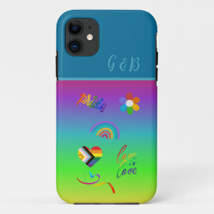 colourful lgbtq gay pride month Case-Mate iPhone case
