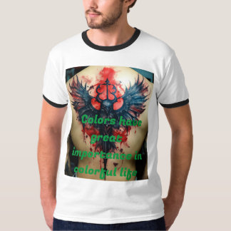 "Colourful Life and Tattoos: A Fusion of Art and E T-Shirt