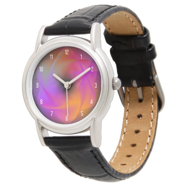 Colourful light images design watch (Angled)