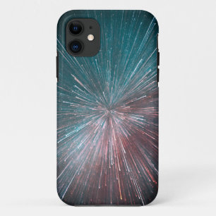 Colourful light streaks iphone cases