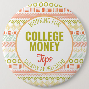 Colourful Line Art Tips Appreciated   College Mone 6 Cm Round Badge