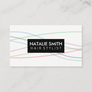 Colourful Lines / Appointment Card