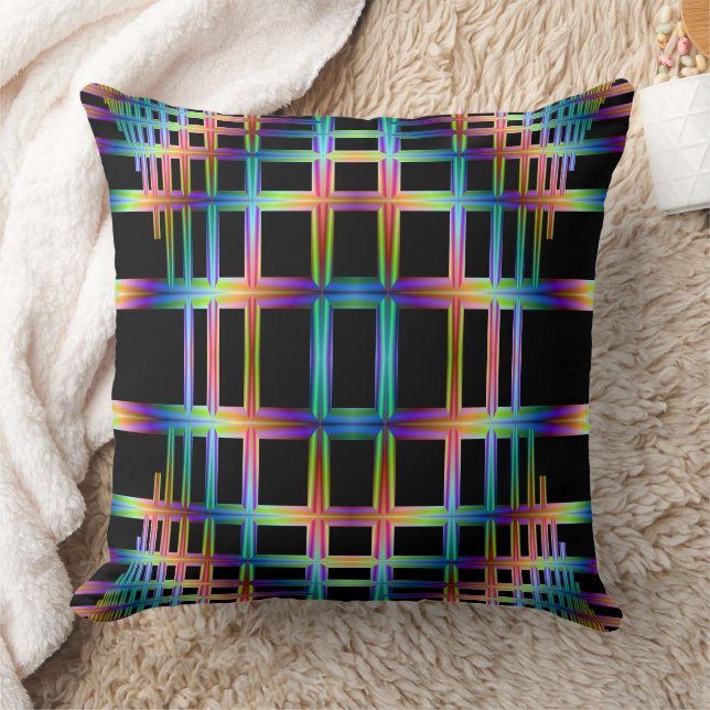 Colourful Lines Cushion (Blanket)