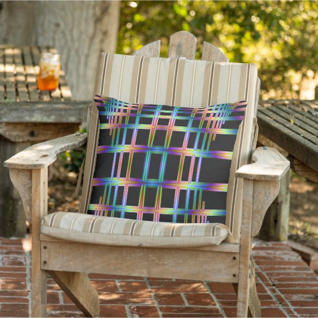 Colourful Lines Cushion (Chair)