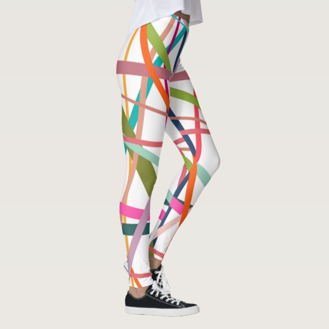 Colourful Lines Leggings (Right)