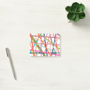Colourful Lines Post-it Notes