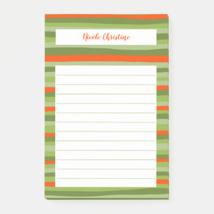 Colourful Lines Stripes Holiday CUSTOMIZED Notepad
