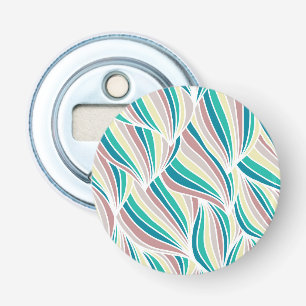 Colourful Lines Vintage Vibes Pretty Abstract Art Bottle Opener