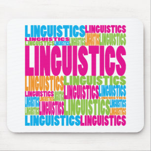 Colourful Linguistics Mouse Pad