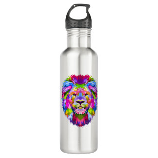 Colourful lion 710 ml water bottle