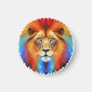 Colourful Lion Magnet