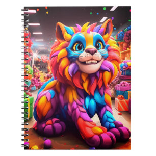 Colourful Lion Notebook