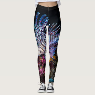 Colourful Lionfish Leggings