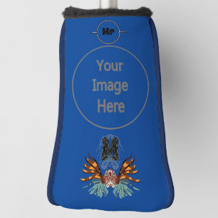 Colourful Lionfish Monogram Golf Head Cover