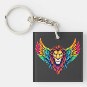 Colourful Lionheart Key Ring