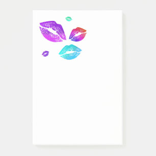 Colourful Lips Post-it Notes