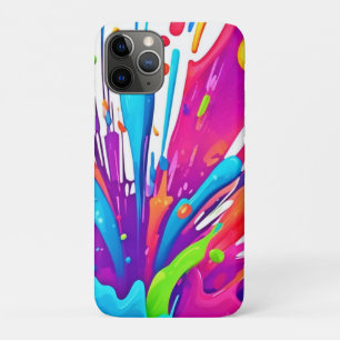Colourful Liquid Paint Splashes Case-Mate iPhone Case
