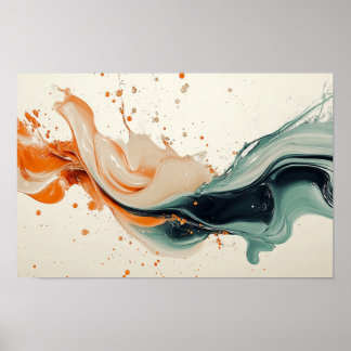 colourful liquid poster