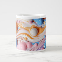 Colourful Liquid with Bubbles