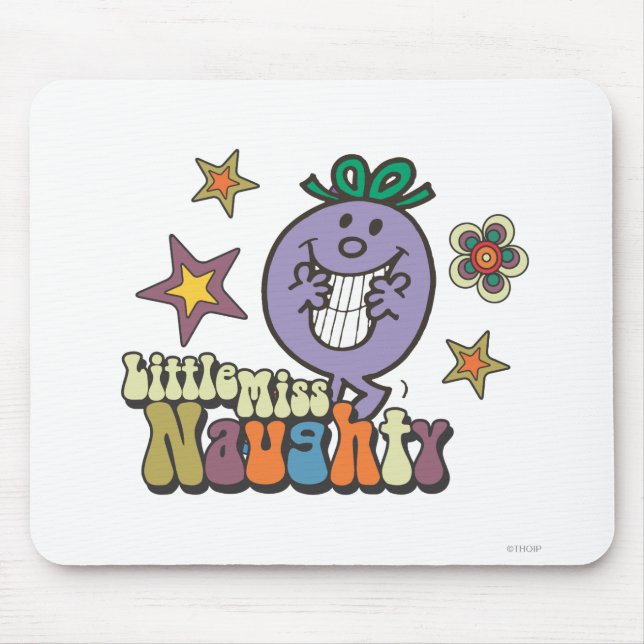 Colourful Little Miss Naughty Mouse Pad (Front)