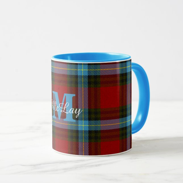 Colourful Livingstone / MacLay Plaid  Mug (Front Right)