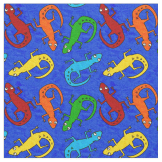 Colourful Lizard Kid's Fabric