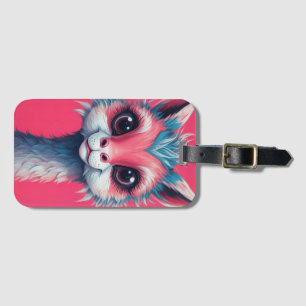 Colourful Llama Fun & Quirky Luggage Tag